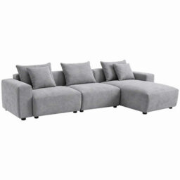 Furnishings For Less UK Mayfield Grey Universal Corner Sofa With Reversible Chaise - thumbnail 1