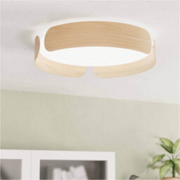 Loops 2 Pack Stylish Brown 40Cm Led Round Ceiling Light For Modern Indoor Spaces - thumbnail 3