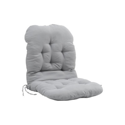 Living And Home Light Grey Garden Bench Swing Chair Seat Pad Cushion Sun Lounger Cushion Chair Seat Pad For Indoor Outdoor L 120 Cm X W 60 Cm