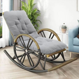 Living And Home Light Grey Garden Bench Swing Chair Seat Pad Cushion Sun Lounger Cushion Chair Seat Pad For Indoor Outdoor L 120 Cm X W 60 Cm - thumbnail 3