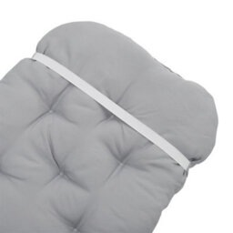 Living And Home Light Grey Garden Bench Swing Chair Seat Pad Cushion Sun Lounger Cushion Chair Seat Pad For Indoor Outdoor L 120 Cm X W 60 Cm - thumbnail 7