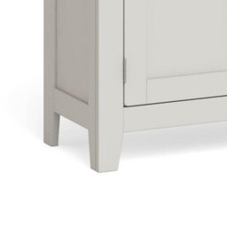 Lundy Large Grey Oak Sideboard Cabinet Fully Assembled - By Roseland Furniture - thumbnail 5