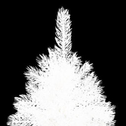 Berkfield Artificial Christmas Tree With Leds&ball Set White 150 Cm - thumbnail 4
