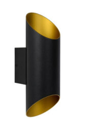 Lucide Quirijn Modern Up Down Wall Light 10Cm - 1Xg9 - Black - thumbnail 3