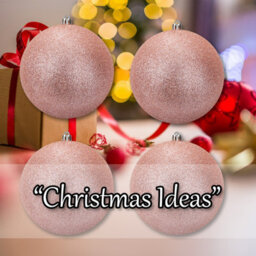 Christmas Bauble Decoration Hanging Tree Ornament X 4 7Cm Rose Gold - thumbnail 5