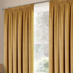 Luxury Living Montreal Taped Top Gold Curtains - thumbnail 2