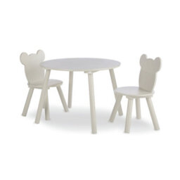 Cuddleco Play House Bear Table & 2 Chairs In Pebble - thumbnail 2