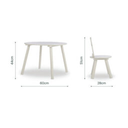 Cuddleco Play House Bear Table & 2 Chairs In Pebble - thumbnail 5
