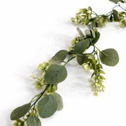 Leaf 160Cm Artificial Eucalyptus Style Garland Trailing Hanging Plant Faux Greenery Vine - thumbnail 2