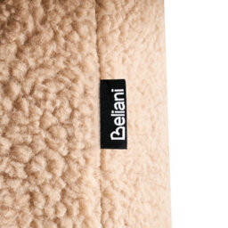 Wyld And Coco Luxe Living Beige Bouclé Mushroom Pouffe 45 X 45 X 46 Cm - thumbnail 7