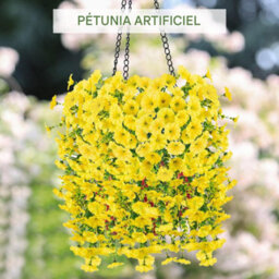 Artificial Outdoor Hanging Petunia Flowers, 2 Pieces Faux Petunias, Hanging Artificial Flowers, Weather Resistant, Uv Resistant - thumbnail 8