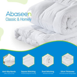 Abaseen 4 Inches Mattress Topper Double Bed 137X190X10Cm Double Mattress Topper 10Cm Unveil The Bliss, Embrace The Comfort - thumbnail 6