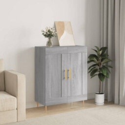 Berkfield Sideboard Grey Sonoma 69.5X34X90 Cm Engineered Wood - thumbnail 1
