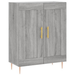 Berkfield Sideboard Grey Sonoma 69.5X34X90 Cm Engineered Wood - thumbnail 2
