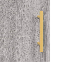 Berkfield Sideboard Grey Sonoma 69.5X34X90 Cm Engineered Wood - thumbnail 9