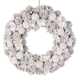 Dibor Traditional Red Bauble Christmas Decoration Tealight Centrepiece 23Cm - thumbnail 1