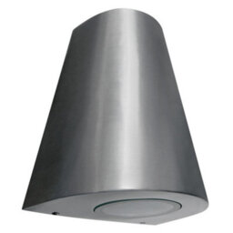 Long Life Lamps Company Cone Shape Outdoor Wall Light Stainless Steel Finish Exterior Single Downlight Zlc067Ab - thumbnail 1