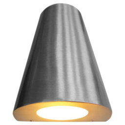 Long Life Lamps Company Cone Shape Outdoor Wall Light Stainless Steel Finish Exterior Single Downlight Zlc067Ab - thumbnail 3