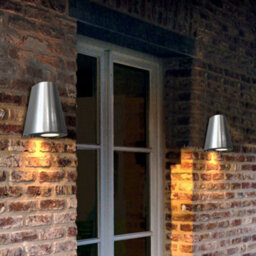 Long Life Lamps Company Cone Shape Outdoor Wall Light Stainless Steel Finish Exterior Single Downlight Zlc067Ab - thumbnail 9