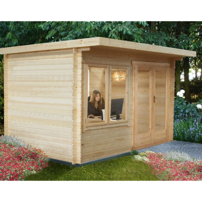 Shire Belgravia 28 mm Log Cabin 12 X 8 Feet - image 1