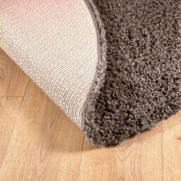 Bravich Taupe Shaggy Rug 120Cm Circle (4') - thumbnail 4