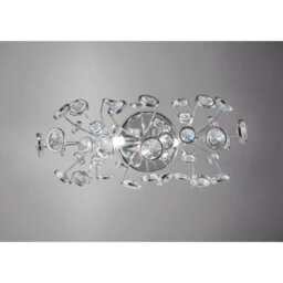 Luminosa Lighting Luminosa Savanna Wall Lamp Switched 2 Light G9 Polished Chrome/crystal - thumbnail 2