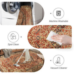 Ameha Extra Large Majestic Cashmere Area Rugs Indoor Outdoor Luxury Modern Rug Living Room Bedroom Carpet- 240X320 Cm - thumbnail 8