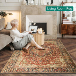 Ameha Extra Large Majestic Cashmere Area Rugs Indoor Outdoor Luxury Modern Rug Living Room Bedroom Carpet- 240X320 Cm - thumbnail 1