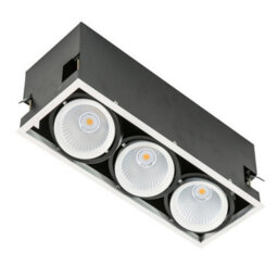 Luminosa Lighting Luminosa Modern Technical Led Recessed Ceiling White, Black, Warm White 3000K 4200Lm - thumbnail 3
