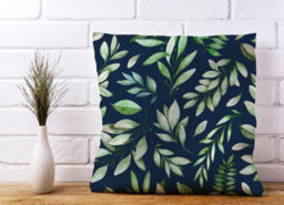 Warren Reed Designer Watercolor Leaves Cushions 45Cm X 45Cm - thumbnail 2