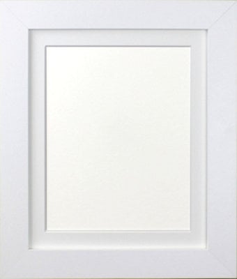 Frames By Post Metro White Frame With White Mount For Image Size A2 - image 1