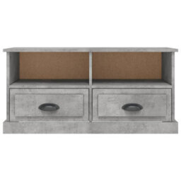 Berkfield Tv Cabinet Concrete Grey 93X35.5X45 Cm Engineered Wood - thumbnail 6