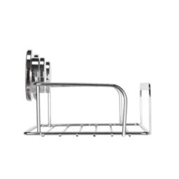 Corner Shower Caddy Stick 'n' Lock Storage Basket - thumbnail 4