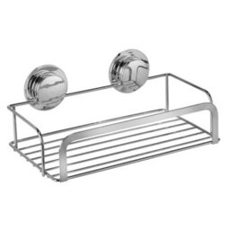 Corner Shower Caddy Stick 'n' Lock Storage Basket - thumbnail 2