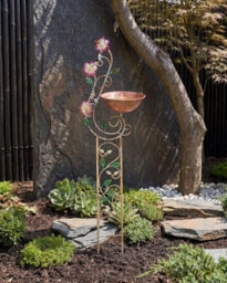 Beliani Traditional Bird Bath Calamba Multicolour - thumbnail 2