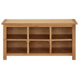 Vidaxl Shoe Rack 90X37X45 Cm Solid Oak Wood - thumbnail 2