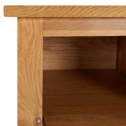 Vidaxl Shoe Rack 90X37X45 Cm Solid Oak Wood - thumbnail 5