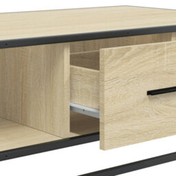 Berkfield Coffee Table Sonoma Oak 100X57X35 Cm Engineered Wood And Metal - thumbnail 9