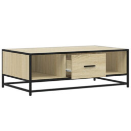 Berkfield Coffee Table Sonoma Oak 100X57X35 Cm Engineered Wood And Metal - thumbnail 8