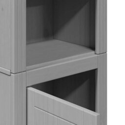 Berkfield Bathroom Cabinet Bodo Grey 44X30X160 Cm - thumbnail 7