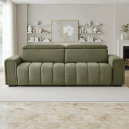 Furnishings For Less UK Millie Green 3 Seater Electric Sliding Sofa Adjustable Headrests - thumbnail 5