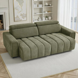 Furnishings For Less UK Millie Green 3 Seater Electric Sliding Sofa Adjustable Headrests - thumbnail 4