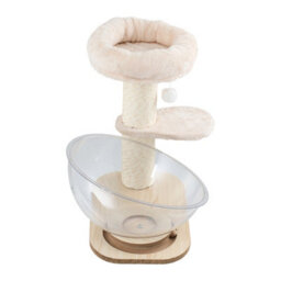 Living And Home Cat Tree Tower With Interactive Toy And Scratching Post, 51Cm H - thumbnail 6