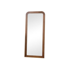 Melody Maison Dark Wood Arched Frame Wall Mirror 60Cm X 140Cm - thumbnail 8