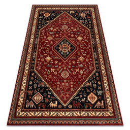 RugsX Wool Carpet Kashqai 4364 301 Oriental, Frame Claret / Black  80X160 Cm - thumbnail 4