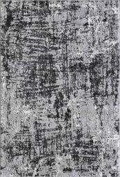 Serenity Modern Abstract Lines Contemporary Area Rugs Black 60X220 Cm - thumbnail 2