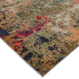 Furniturebox Uk Prisma Abstract Multicolour Rug 160X230 - thumbnail 3