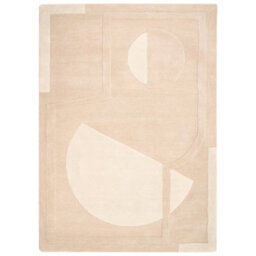 Beliani Rug Gaya Beige 160 X 230 Cm Wool - thumbnail 1