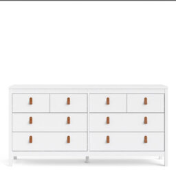 Furniture To Go Barcelona Double Dresser 4+4 Drawers In White - thumbnail 2