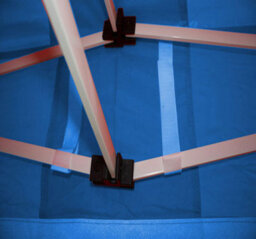 Crocodile Trading 3M X 4.5M Trader-Max 30 Commercial Instant Shelter Pop Up Gazebos Frame & Canopy - Royal Blue - thumbnail 8